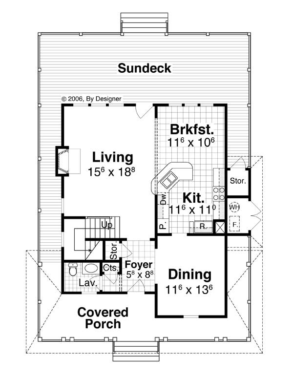 First Floor image of CAMDEN House Plan